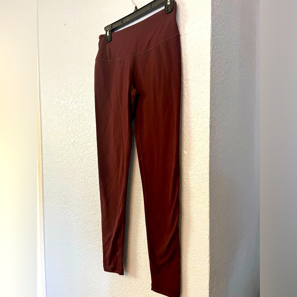 Victoria Secret | Victoria Sport | Knockout by VS | Maroon Leggings | Small - Picture 1 of 6